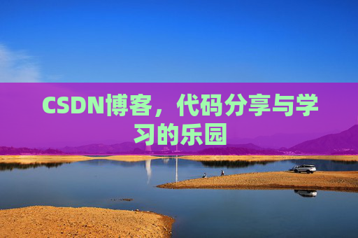 CSDN博客，代码分享与学习的乐园